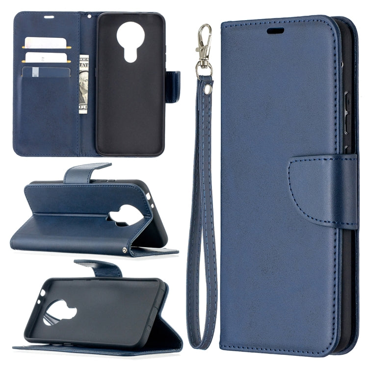 For Nokia 3.4 Retro Lambskin Texture Pure Color Horizontal Flip PU Leather Case with Holder & Card Slots & Wallet & Lanyard