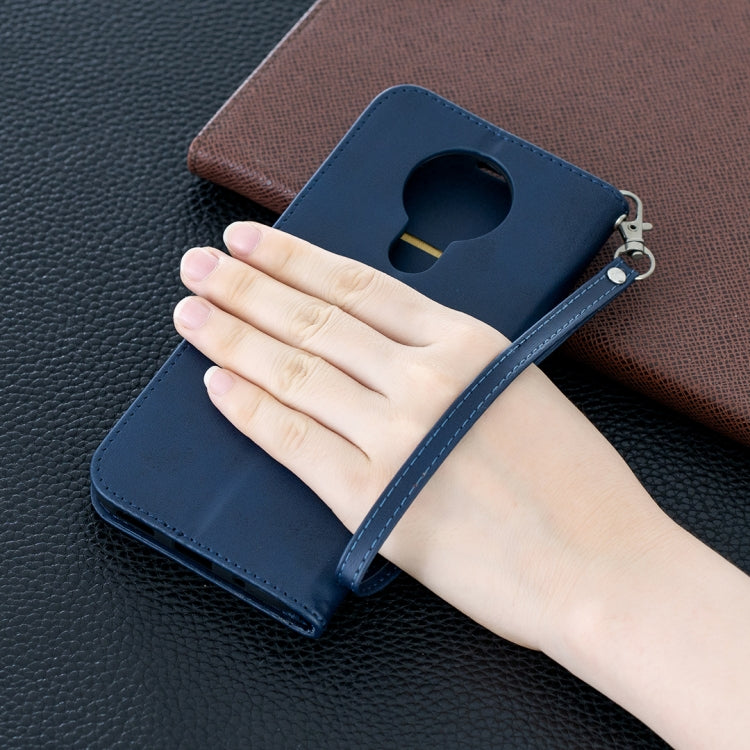 For Nokia 3.4 Retro Lambskin Texture Pure Color Horizontal Flip PU Leather Case with Holder & Card Slots & Wallet & Lanyard