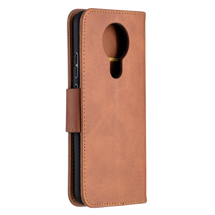 For Nokia 3.4 Retro Lambskin Texture Pure Color Horizontal Flip PU Leather Case with Holder & Card Slots & Wallet & Lanyard