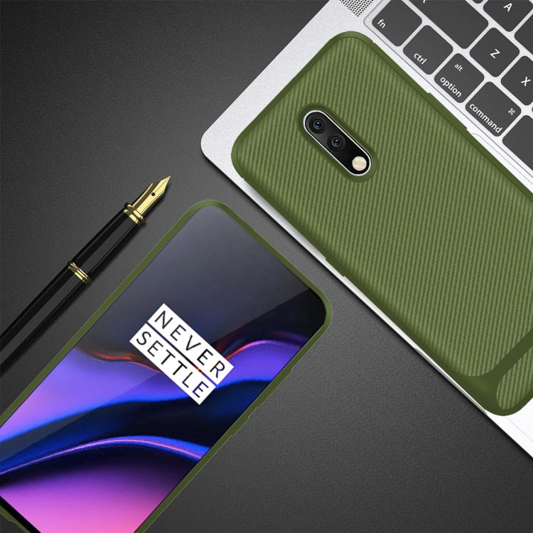 For OPPO K3 / Realme X Carbon Fiber Texture Shockproof TPU Protective Case