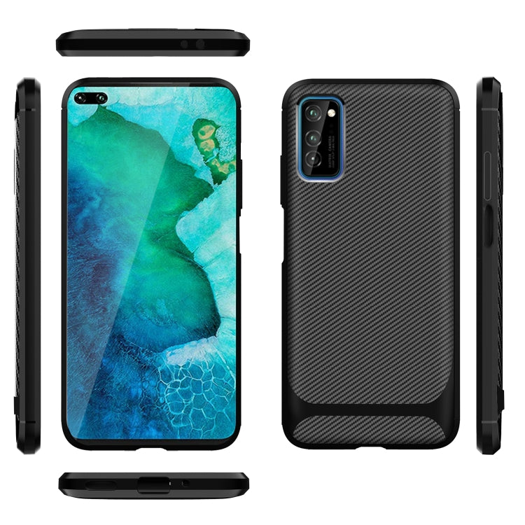 For Huawei P40 Pro Carbon Fiber Texture Shockproof TPU Protective Case