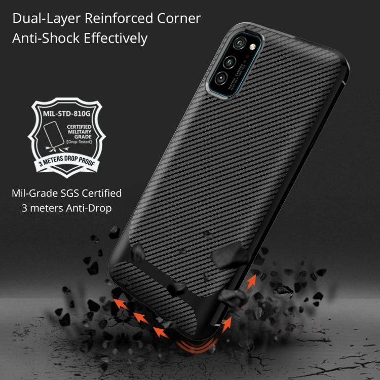 For Huawei P40 Pro Carbon Fiber Texture Shockproof TPU Protective Case