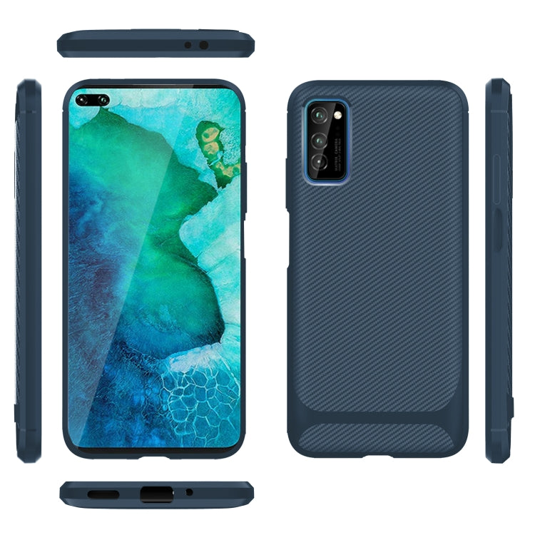 For Huawei P40 Pro Carbon Fiber Texture Shockproof TPU Protective Case