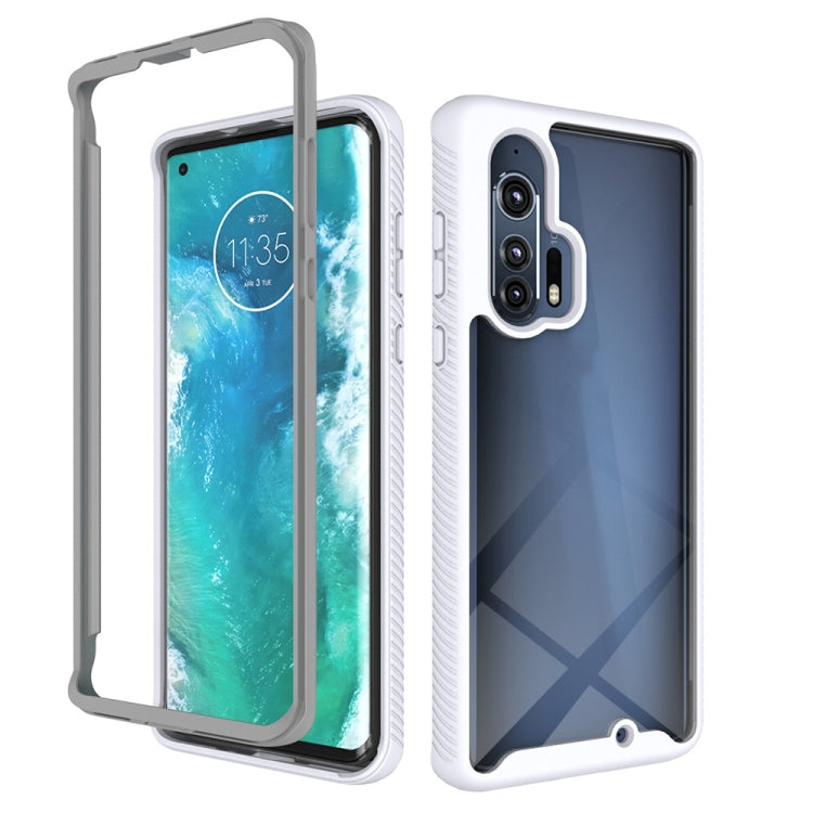 For Motorola Moto Edge Plus Starry Sky Solid Color Series Shockproof PC + TPU Protective Case