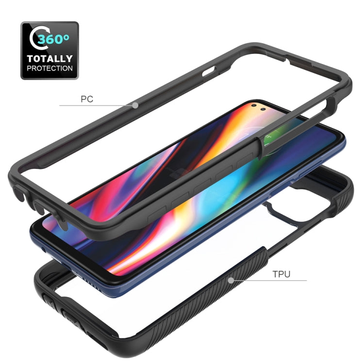 For Motorola Moto G 5G Plus Starry Sky Solid Color Series Shockproof PC + TPU Protective Case