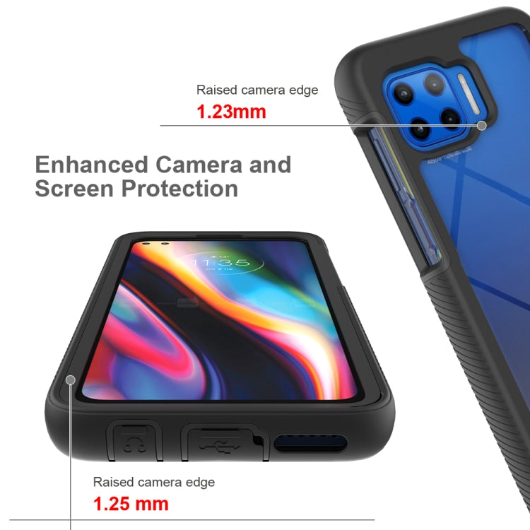 For Motorola Moto G 5G Plus Starry Sky Solid Color Series Shockproof PC + TPU Protective Case