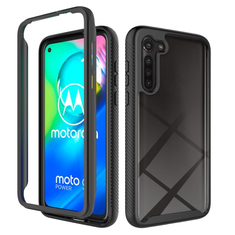 For Motorola Moto G8 Power (EU Version) Starry Sky Solid Color Series Shockproof PC + TPU Protective Case