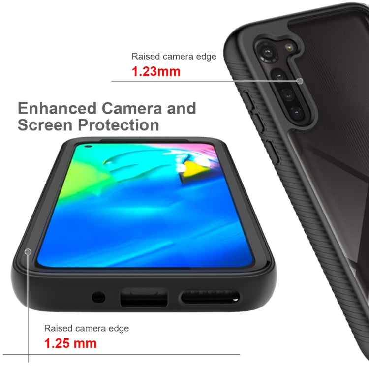 For Motorola Moto G8 Power (EU Version) Starry Sky Solid Color Series Shockproof PC + TPU Protective Case