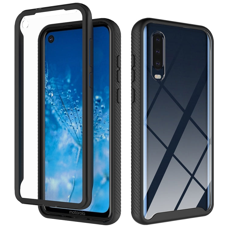 For Motorola Moto G8 Starry Sky Solid Color Series Shockproof PC + TPU Protective Case