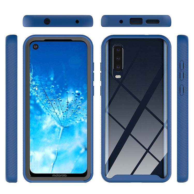 For Motorola Moto G8 Starry Sky Solid Color Series Shockproof PC + TPU Protective Case
