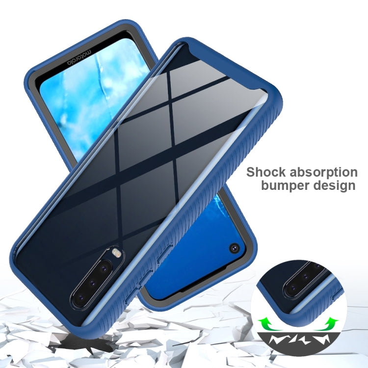 For Motorola Moto G8 Starry Sky Solid Color Series Shockproof PC + TPU Protective Case