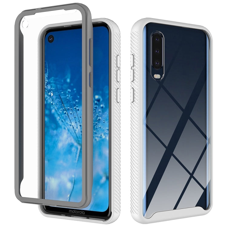 For Motorola Moto G8 Starry Sky Solid Color Series Shockproof PC + TPU Protective Case