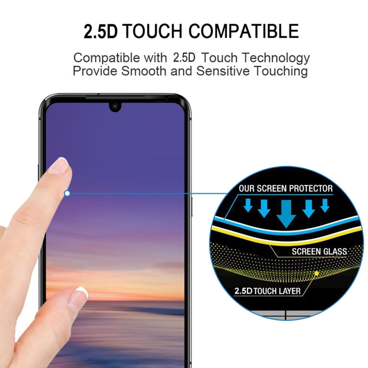 For LG G9 Full Glue Full Screen Tempered Glass Film