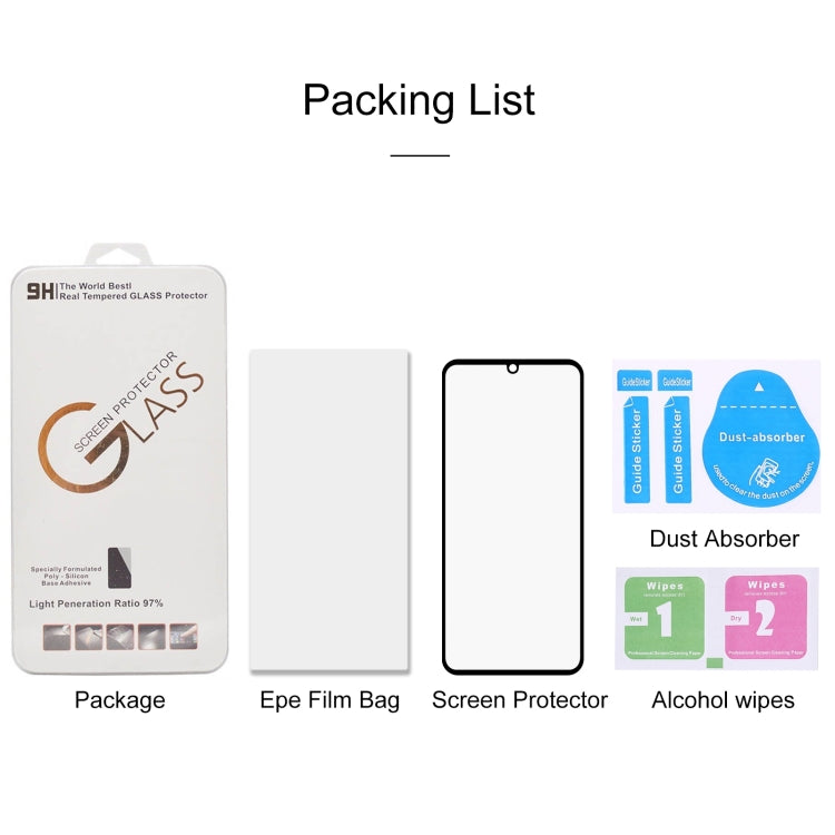 For LG G9 Full Glue Full Screen Tempered Glass Film