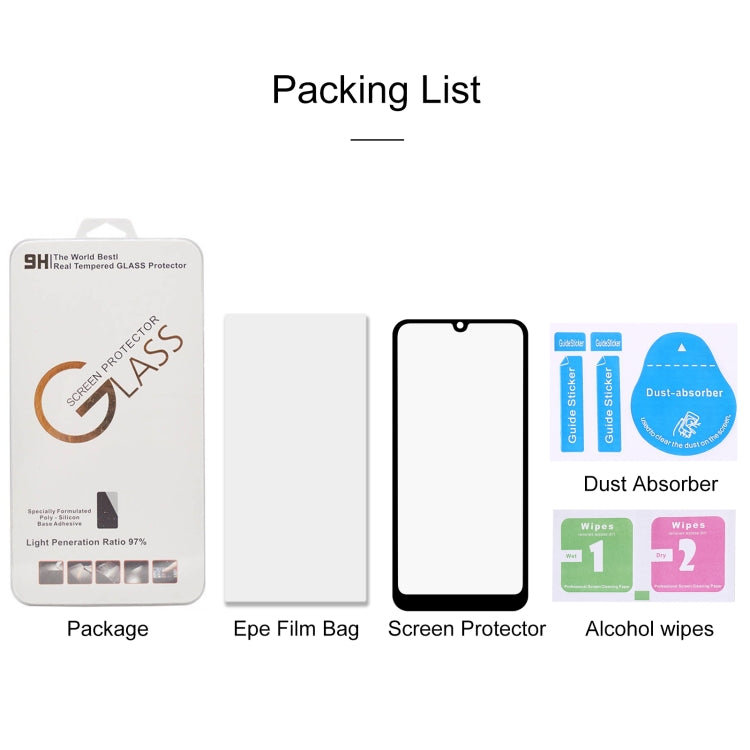 For LG Harmony 4 Full Glue Full Screen Tempered Glass Film