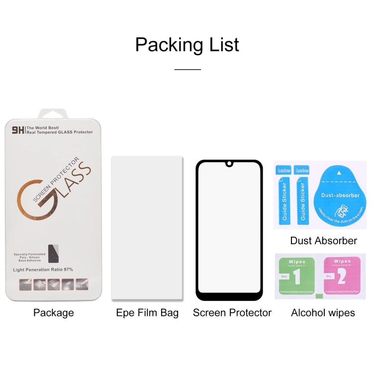 For LG K31 Full Glue Full Screen Tempered Glass Film