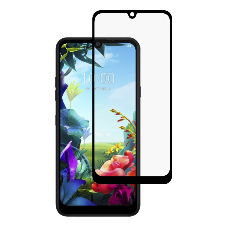 For LG K40S Full Glue Full Screen Tempered Glass Film