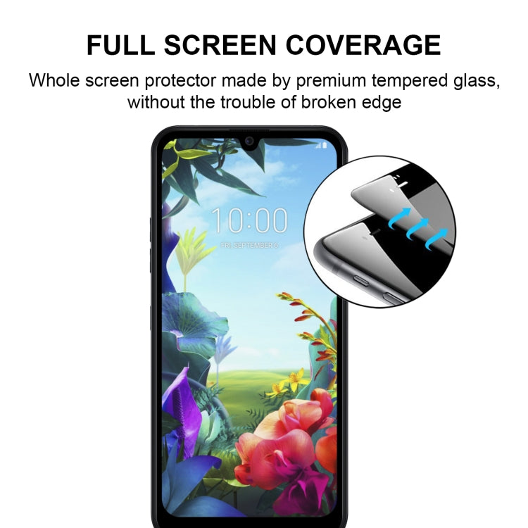 For LG K40S Full Glue Full Screen Tempered Glass Film