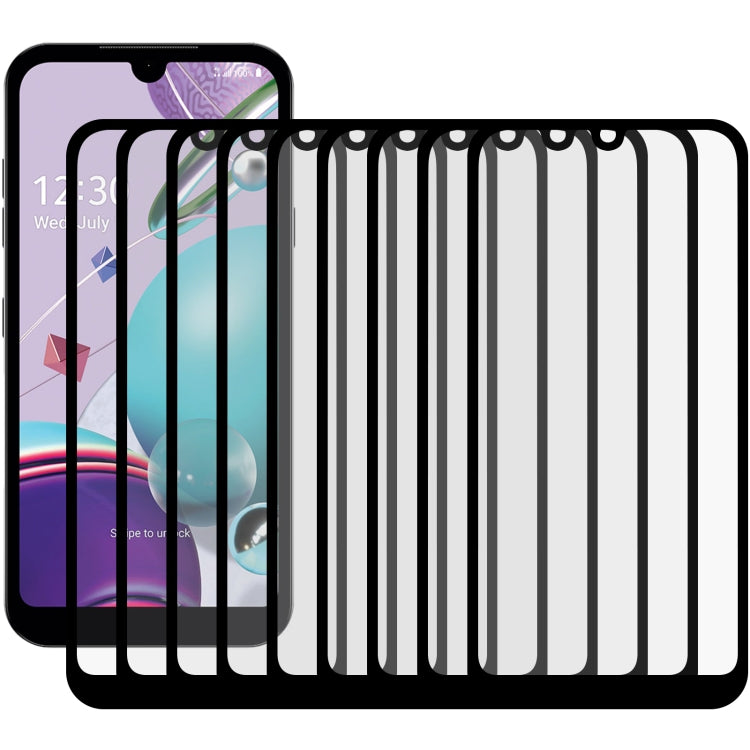 For LG Aristo 5 25 PCS Full Glue Full Screen Tempered Glass Film