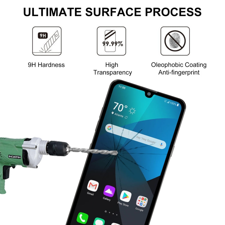 For LG Harmony 4 25 PCS Full Glue Full Screen Tempered Glass Film