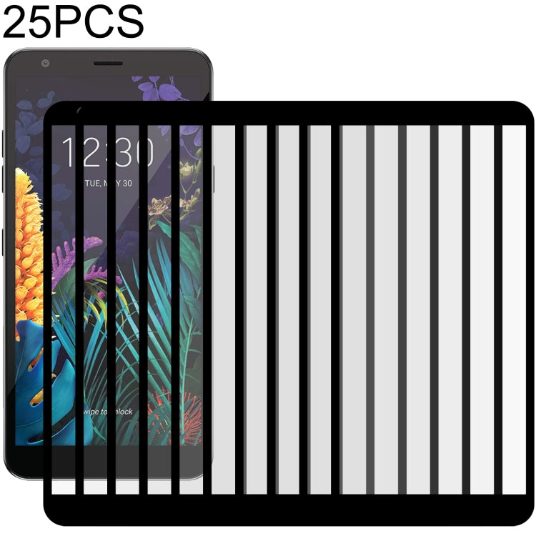 For LG K30 (2019) 25 PCS Full Glue Full Screen Tempered Glass Film