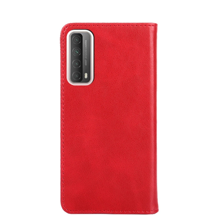 For Huawei P Smart 2021 Non-Magnetic Retro Texture Horizontal Flip Leather Case with Holder & Card Slots & Wallet