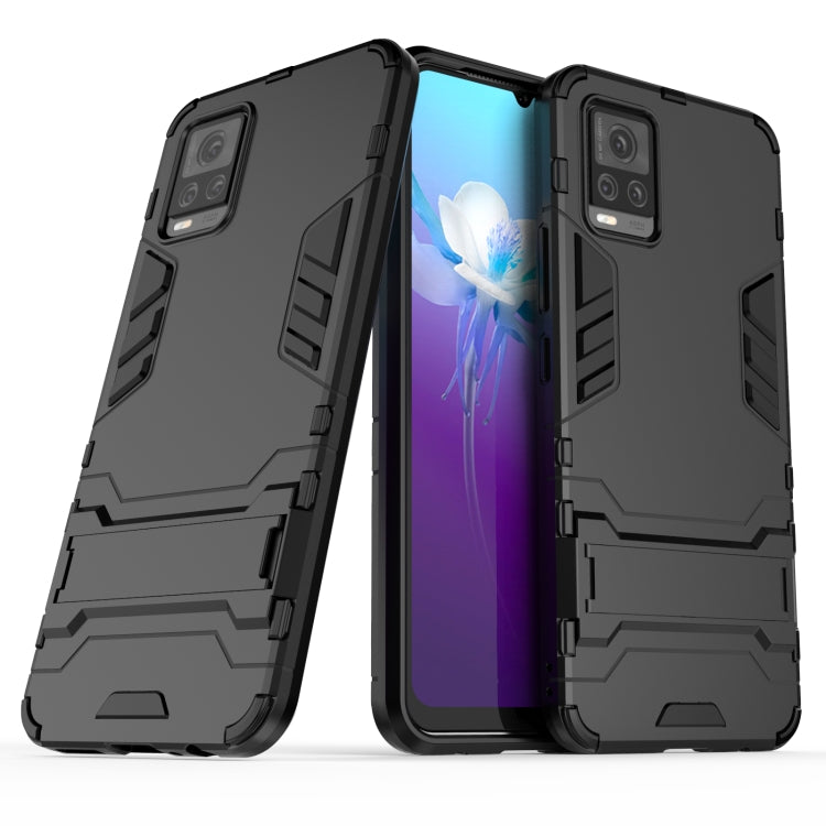 For vivo V20 PC + TPU Shockproof Protective Case with Holder