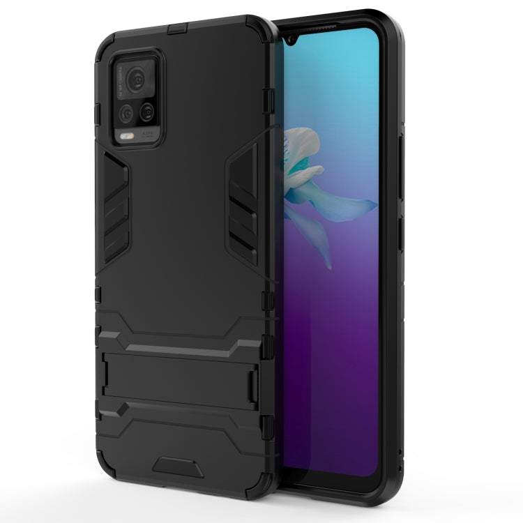 For vivo V20 PC + TPU Shockproof Protective Case with Holder