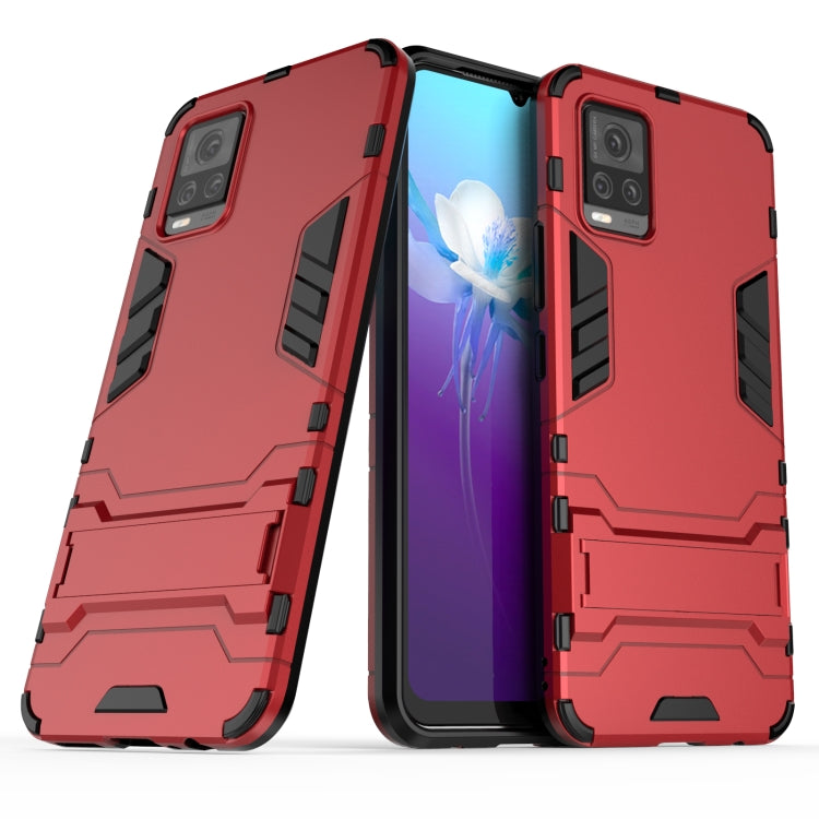 For vivo V20 PC + TPU Shockproof Protective Case with Holder