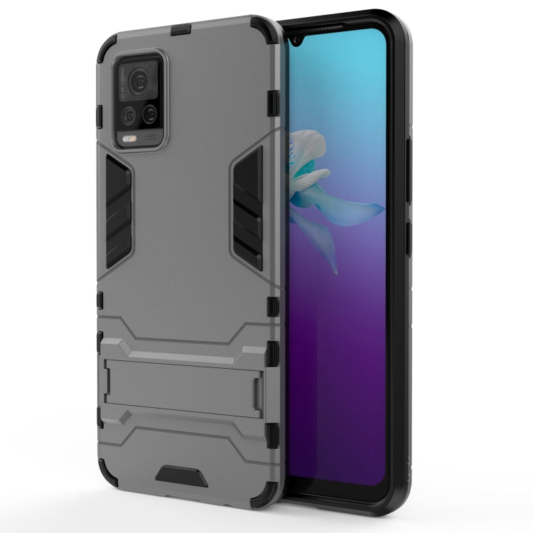 For vivo V20 PC + TPU Shockproof Protective Case with Holder