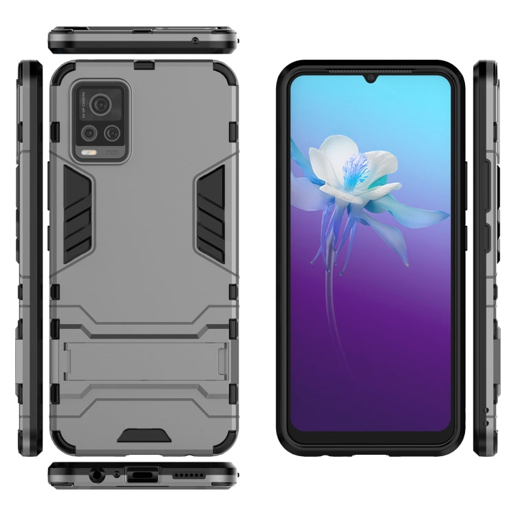 For vivo V20 PC + TPU Shockproof Protective Case with Holder