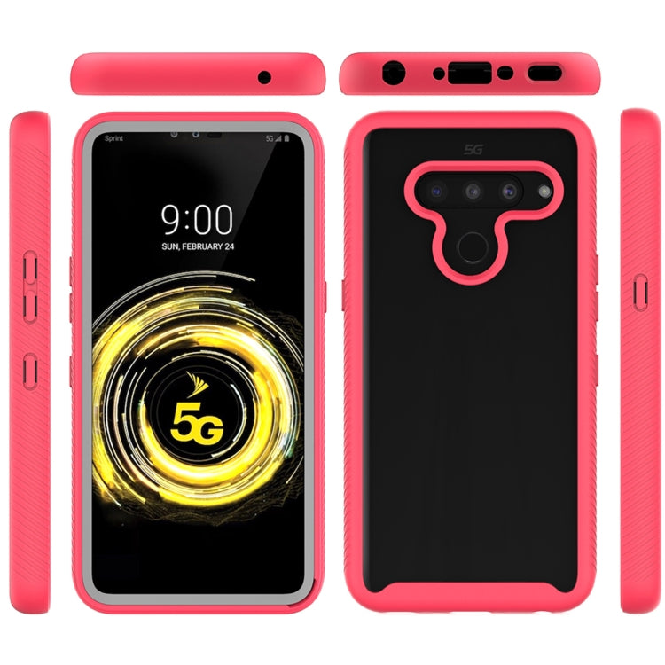 For LG V50 ThinQ 5G Starry Sky Solid Color Series Shockproof PC + TPU Protective Case