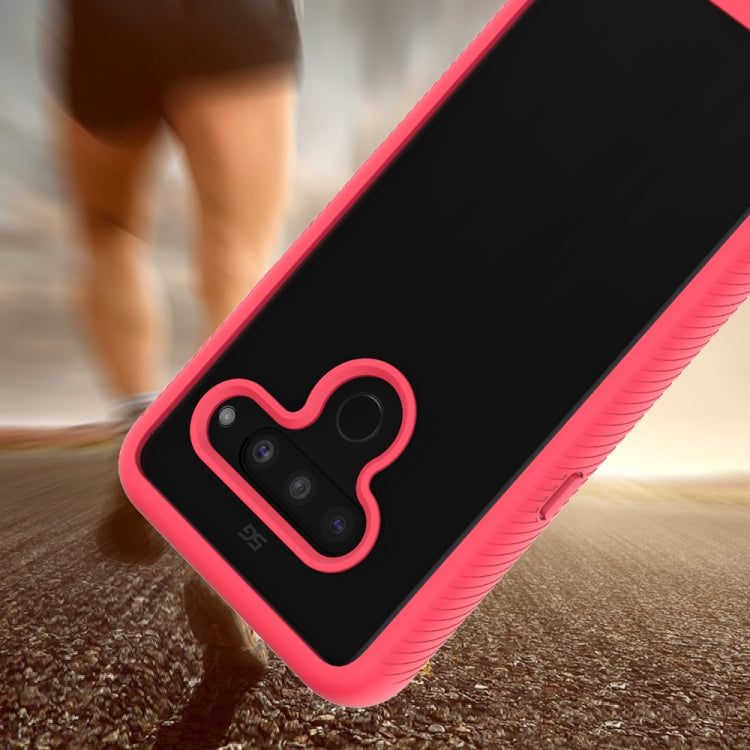 For LG V50 ThinQ 5G Starry Sky Solid Color Series Shockproof PC + TPU Protective Case