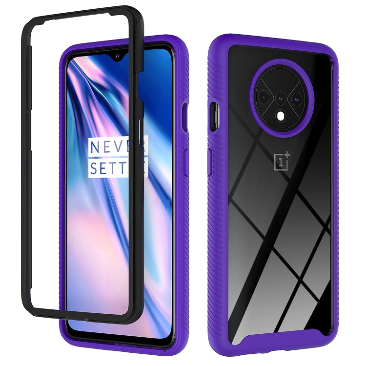 For OnePlus 7T Starry Sky Solid Color Series Shockproof PC + TPU Protective Case