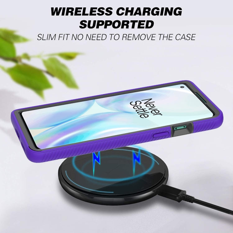 For OnePlus 8 Starry Sky Solid Color Series Shockproof PC + TPU Protective Case