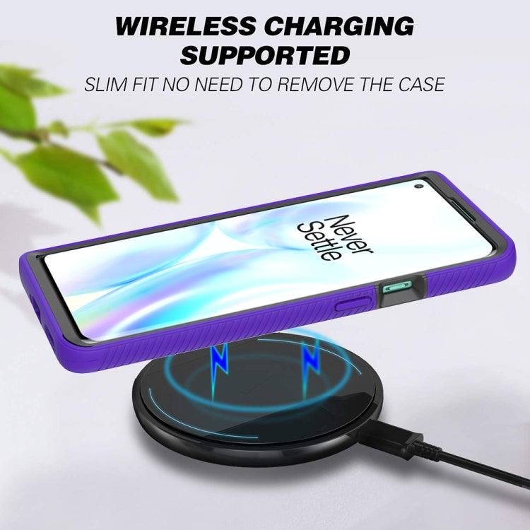 For OnePlus 8 Pro Starry Sky Solid Color Series Shockproof PC + TPU Protective Case