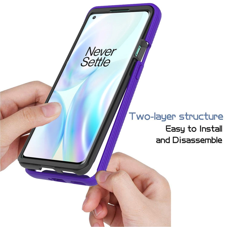 For OnePlus 8 Pro Starry Sky Solid Color Series Shockproof PC + TPU Protective Case