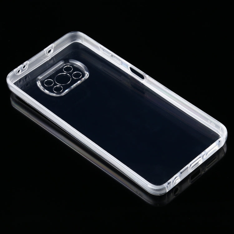 For Xiaomi Poco X3 PC+TPU Ultra-Thin Double-Sided All-Inclusive Transparent Case