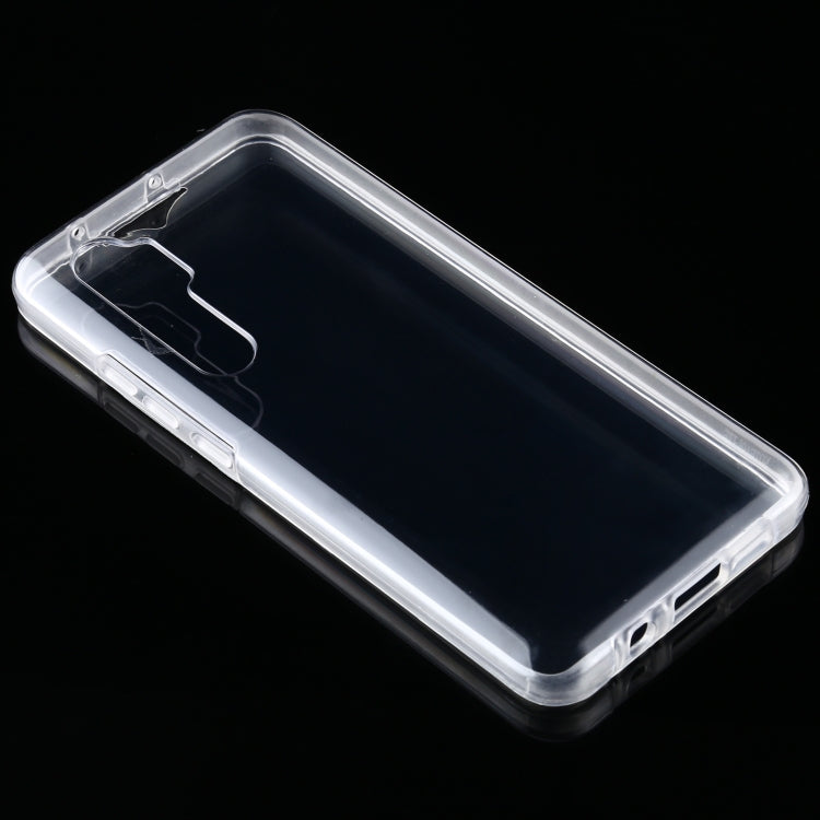 For Xiaomi Mi Note 10 Lite PC+TPU Ultra-Thin Double-Sided All-Inclusive Transparent Case