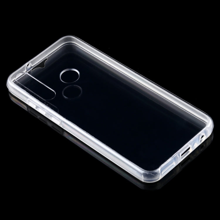 For Huawei Y6p PC+TPU Ultra-Thin Double-Sided All-Inclusive Transparent Case