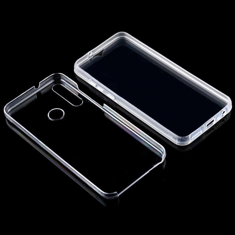 For Huawei Y6p PC+TPU Ultra-Thin Double-Sided All-Inclusive Transparent Case