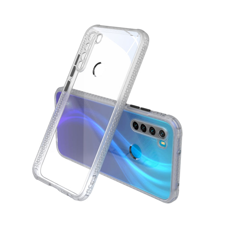 For Xiaomi Redmi Note 8 Tire Side Texture Contrast Button Shockproof PC + TPU Phone Protective Case