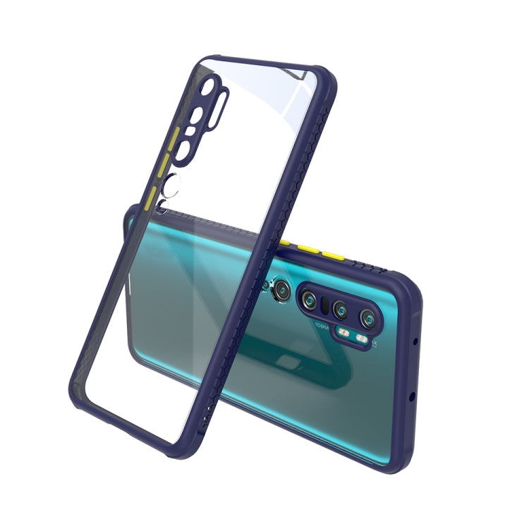 For Xiaomi Mi CC9 Pro Tire Side Texture Contrast Button Shockproof PC + TPU Phone Protective Case