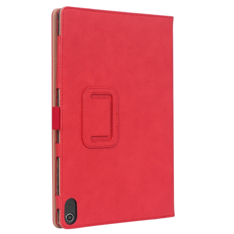 WY-606C For Sharp Dtab D-41A (2020) Retro Texture PU + TPU Horizontal Flip Leather Case with Holder & Card Slots & Hand Strap