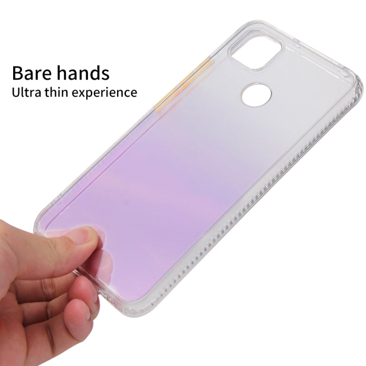 For Xiaomi Redmi 9C Gradient Shockproof TPU Case with Detachable Buttons