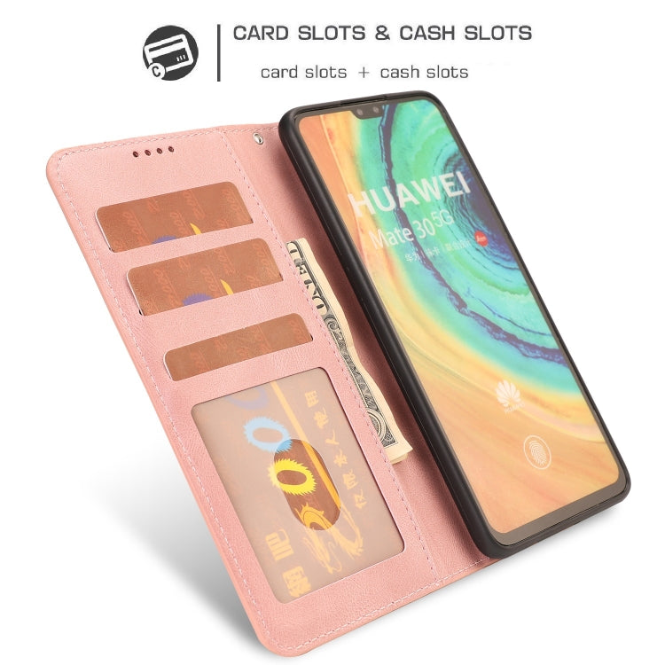 For Huawei Mate 30 Fantasy Classic Skin-feel Calfskin Texture Magnetic Buckle Horizontal Flip PU Leather Case with Holder & Card Slot & Wallet