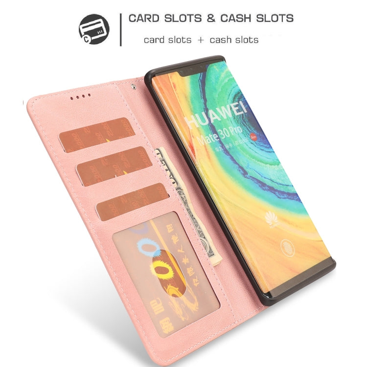 For Huawei Mate 30 Pro Fantasy Classic Skin-feel Calfskin Texture Magnetic Buckle Horizontal Flip PU Leather Case with Holder & Card Slot & Wallet