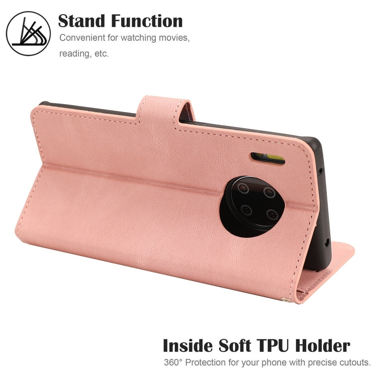 For Huawei Mate 30 Pro Fantasy Classic Skin-feel Calfskin Texture Magnetic Buckle Horizontal Flip PU Leather Case with Holder & Card Slot & Wallet