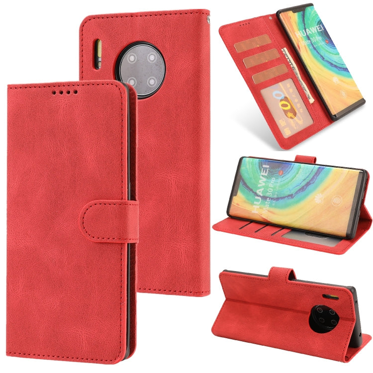 For Huawei Mate 30 Pro Fantasy Classic Skin-feel Calfskin Texture Magnetic Buckle Horizontal Flip PU Leather Case with Holder & Card Slot & Wallet