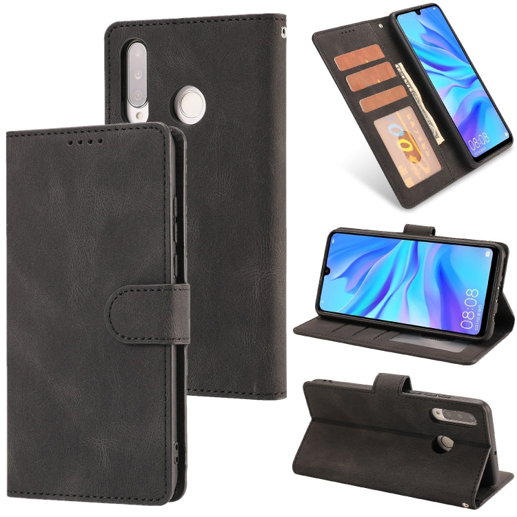 For Huawei P30 Lite / nova 4e Fantasy Classic Skin-feel Calfskin Texture Magnetic Buckle Horizontal Flip PU Leather Case with Holder & Card Slot & Wallet